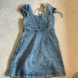 Denim Mini Dress The People Vs